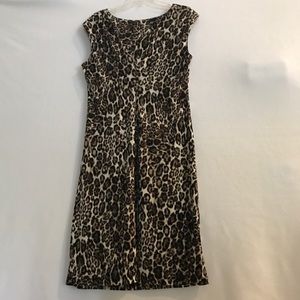 Connected apparel Leopard Print Dress